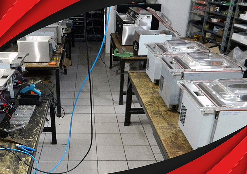 Manutenção máquina a vácuo